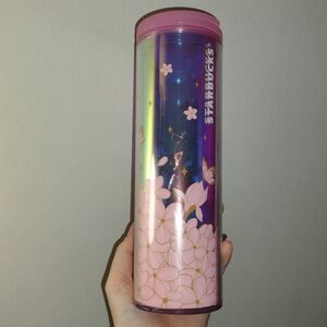 Starbucks 2025 Cherry Blossom Tumbler | Sakura Pink Floral Venti Cold Cup 24oz